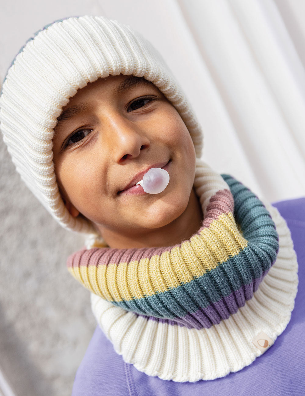 Round scarf BOB Rainbow