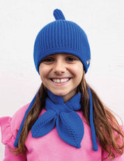 BOW SCARF goblin blue