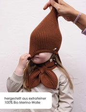 BOW SCARF cinnamon