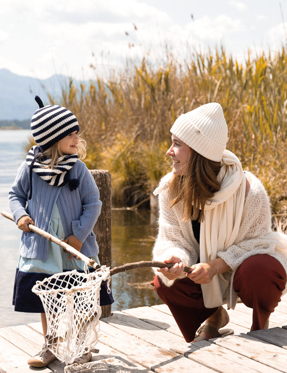 BEANIE pearl white