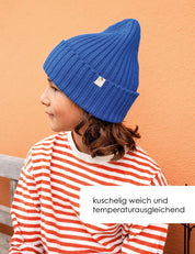 BEANIE koboldblau